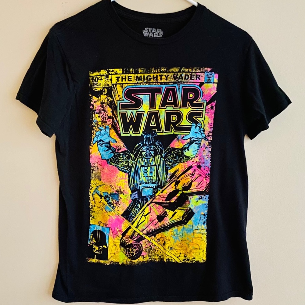 Star Wars ‘The Mighty Vader’ Neon Tie-Dye T-Shirt
